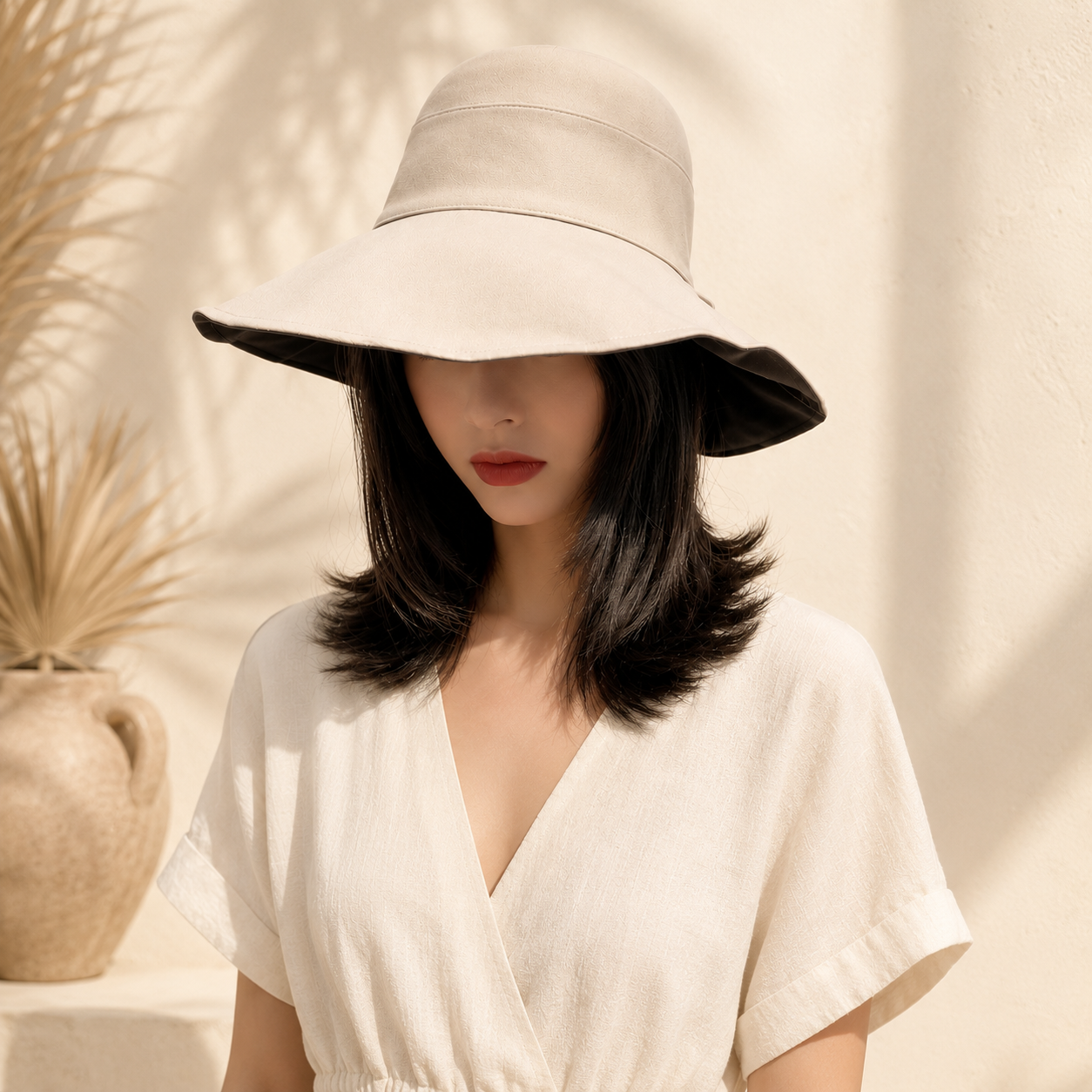Solvane Ultra-Wide Brim Sun Hat | UPF50+ Protection
