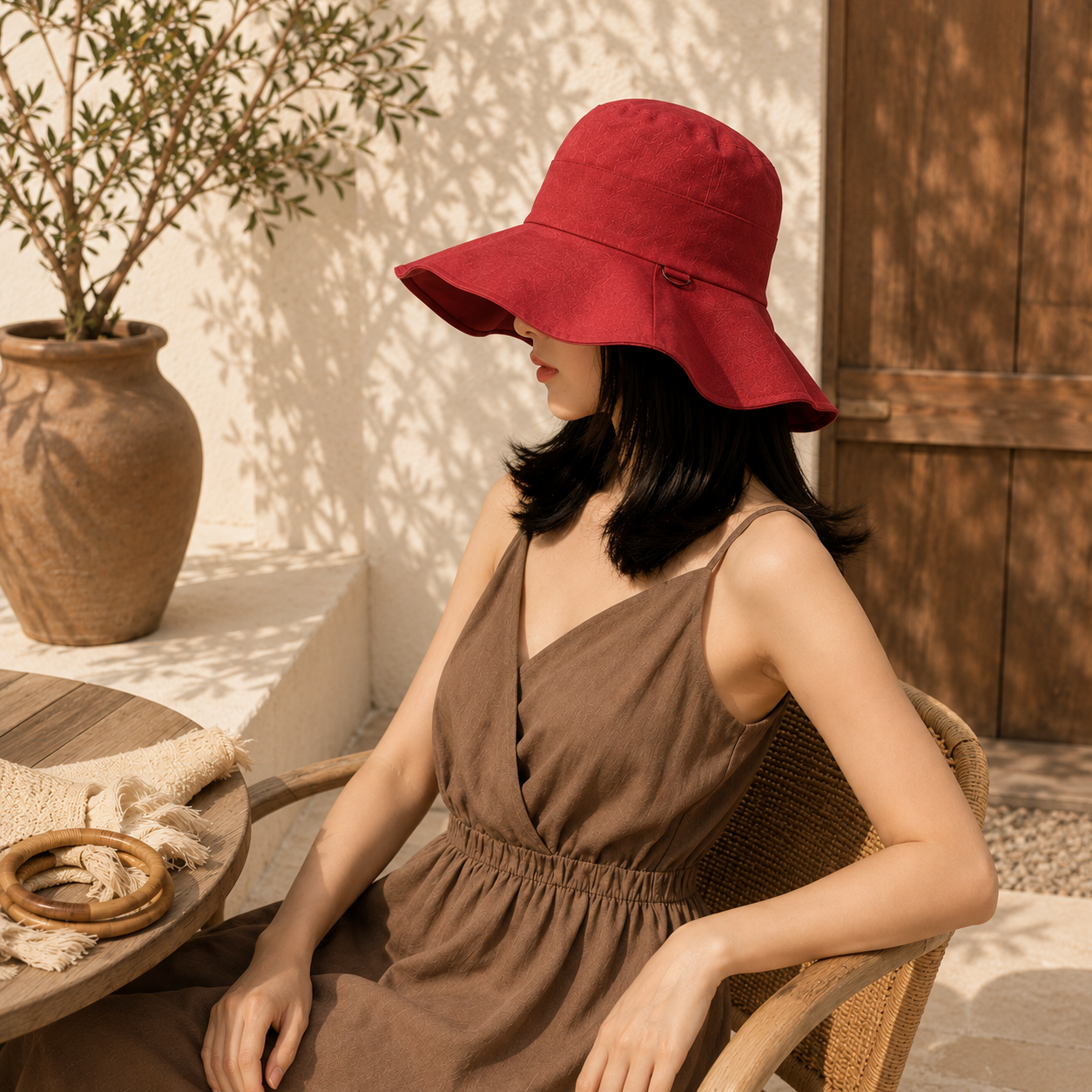 Solvane Ultra-Wide Brim Sun Hat | UPF50+ Protection
