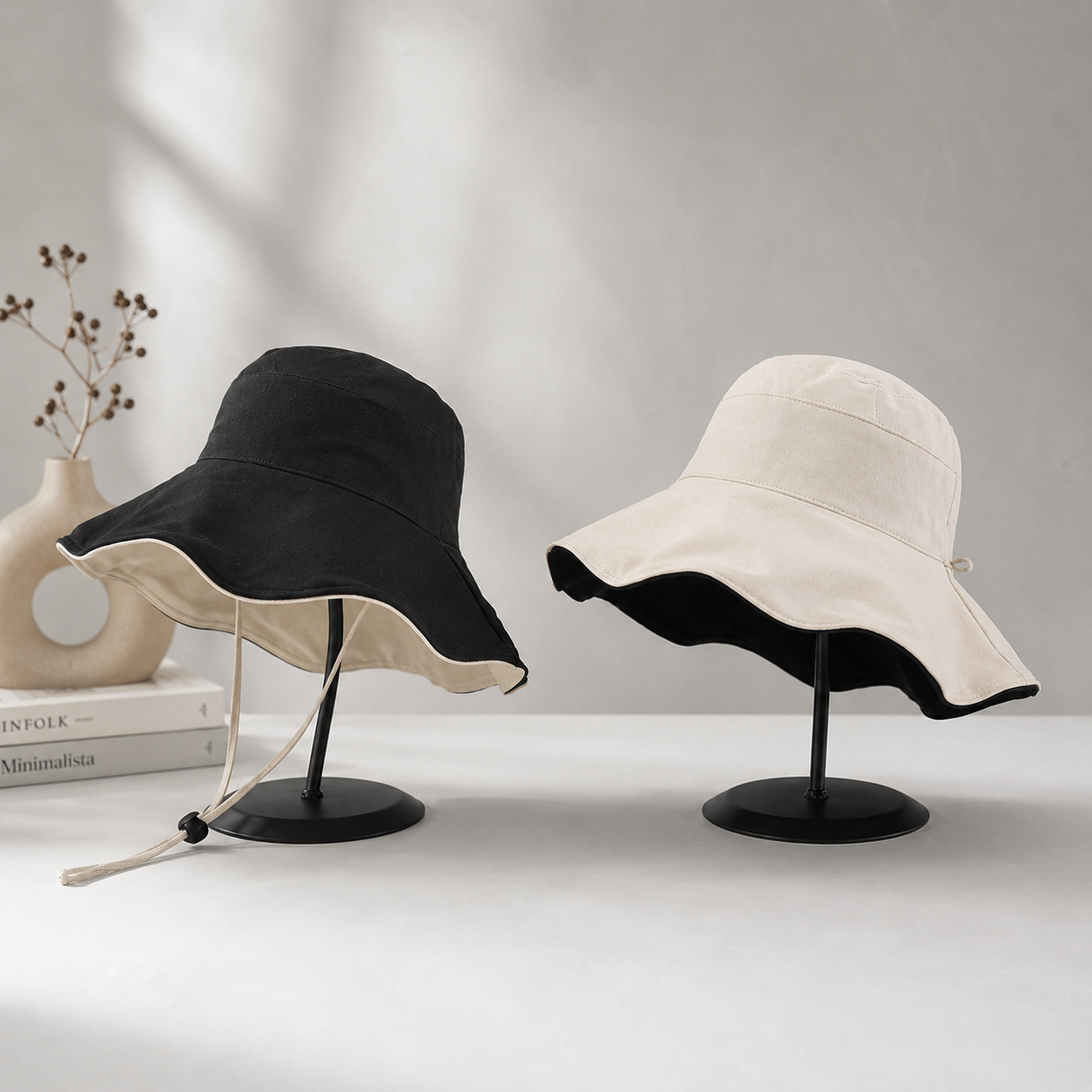 Solvane Ultra-Wide Brim Sun Hat | UPF50+ Protection