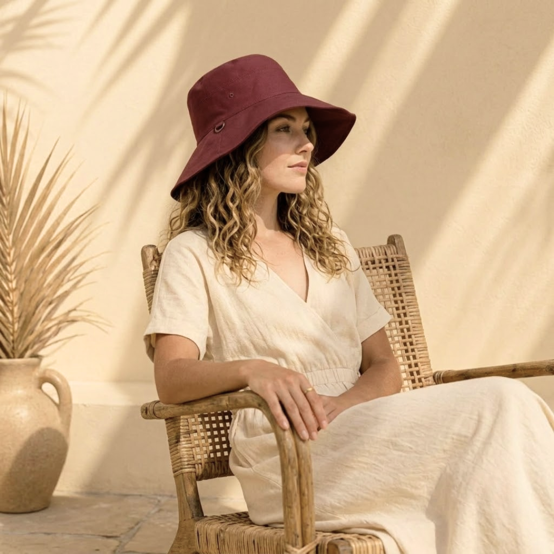 Solvane Ultra-Wide Brim Sun Hat | UPF50+ Protection