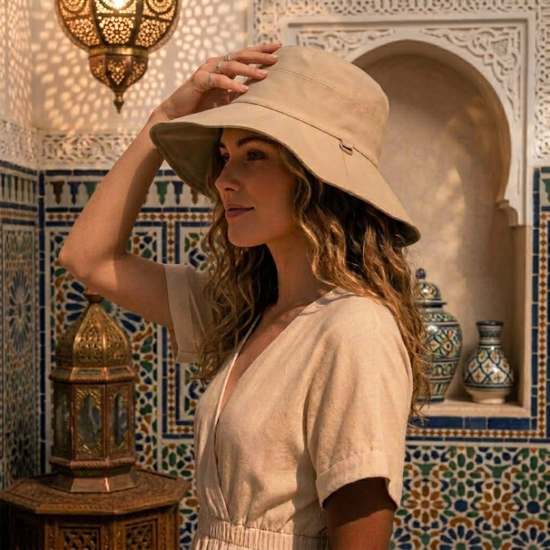 Solvane Ultra-Wide Brim Sun Hat | UPF50+ Protection
